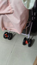 豪威 婴儿推车可坐可躺双向超轻便折叠伞车宝宝0-3岁手推车小孩儿童车 拼粉色+至尊款+一键折叠+全功能 实拍图