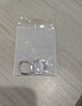 米蔓（MIMORE）S925银莫比乌斯耳钉女小巧简约耳圈潮流气质耳饰百搭小清新耳环 实拍图