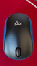 罗技（Logitech）M185鼠标 无线鼠标 办公鼠标 对称鼠标 黑色蓝边 带无线2.4G接收器 实拍图