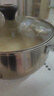 爱仕达（ASD）汤锅 304不锈钢蒸汤锅 炖煮锅加厚复底奶锅 24CM燃气电磁炉通用B1 实拍图