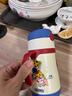 膳魔师（THERMOS）儿童吸管保温杯巧虎礼盒带杯套把手316L不锈钢幼儿上学学生杯TCKC 实拍图