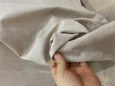 南极人（Nanjiren）床单1.8x2米床加厚棉麻被单单件家用纯色防尘床罩三件套2026新款 原点-浅驼【90%棉+10%亚麻 亲肤透气可裸睡】 245x265cm床单单件【适合2.0m床】 实拍图