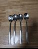 拾画316L不锈钢汤勺汤匙 加大加厚勺子餐勺饭勺汤勺调羹分餐勺4只装 实拍图