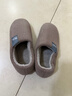 回力纯色全包棉鞋情侣室内外防滑保暖棉拖鞋HLX0233棕色42-43码 实拍图