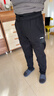 李宁加绒运动裤男秋冬季加厚保暖裤子男款直筒宽松卫裤棉裤男士休闲裤 【加绒】黑色-直筒拉链口袋 XL /180（140-159斤） 实拍图
