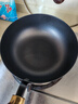 王源吉小铁锅奶锅辅食锅泡面锅雪平锅锤纹锻打精铁锅无涂层一人食小炒锅 实拍图