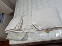 富安娜100%澳洲进口纯羊毛被子纯棉面料春秋被双人四季被5.1斤230*229cm 实拍图