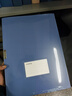 齐心（COMIX）10个装35mm牢固耐用粘扣档案盒/A4文件盒/资料盒 绯蓝色 标签 办公用品EA1001-10 实拍图