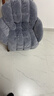萱诗贝加热坐垫办公室靠背一体座椅加热垫可拆洗冬季学生加厚保暖电热垫 烟灰（九档加热/智能数显） 实拍图