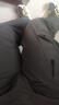 Homlean美式机能伞兵工装裤男秋冬加绒保暖阔腿休闲加厚长裤S6603黑色2XL 实拍图