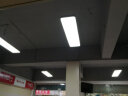 灿美家 led吊灯办公室照明灯具吸顶长方形长条灯写字楼会议室商场超市 黑色款正白光-直角 1200*70*40-35W 实拍图