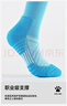 卡尔美（KELME）儿童长筒足球袜防滑毛巾底专业比赛训练运动高筒袜子 黑色 实拍图