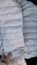 鸭鸭（YAYA）佟丽娅同款轻薄羽绒服女新款冬季短款圆领内胆修身时尚薄外套男 米白色【女款无领】 M 【建议90-100斤】 实拍图