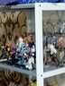 木马人手办展示柜乐高玩具摆件展示柜超市货架仓储烟酒柜化妆品收纳陈列 白色-五层42长（单门） 实拍图