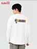 班尼路（Baleno）国潮长袖男士t恤春季学生百搭上衣青年重磅纯棉透气宽松打底衫 实拍图