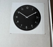 宜家（IKEA）BONDIS邦迪斯挂钟石英钟客厅挂钟网红钟表现代简约时钟 黑色38cm 实拍图