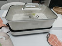 美的（Midea）电火锅鸳鸯锅烤肉锅火锅专用锅0氟涂层超薄速沸电火锅多功能锅料理锅分体式6.5L多用途锅DLS3322R2 实拍图