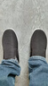 通云达冬季老北京棉鞋男加绒加厚保暖防滑东北爸爸休闲中老年布鞋一脚蹬 东北高帮加绒大棉鞋 41 (255mm) 实拍图