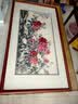 京城世家牡丹花苏绣装饰挂画客厅苏州刺绣花开富贵大厅挂墙绣画手工绣花 花开富贵国色天香（装框尺寸：85*205cm）6560# 实拍图