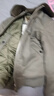 马登工装美式复古B15飞行员棉服夹克男保暖毛领加厚棉衣秋冬男士外套 绿色 【衣服男装冬季外套/袄子男/男士棉服/棉袄男】 L 实拍图
