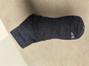 特步男袜跑步运动袜五双装纯色中袜5A抗菌户外训练四季夏秋透气 实拍图