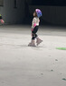 乐秀轮滑鞋儿童溜冰鞋套装男女童滑轮冰鞋初学者教学用可调旱冰鞋 粉S 实拍图