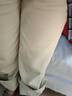 京东京造F4系列抓绒衣裤高弹加绒裤子女冬季新年衣服 奶油色 S 实拍图