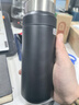 京东京造 咔哒保温杯 茶水分离Tritan杯口三段式男士女316L不锈钢 黑400ml 实拍图