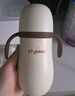 世喜婴儿保温杯幼儿小月龄316L不锈钢吸管学饮杯外出保温奶瓶学生套款 实拍图