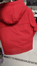 雪中飞（SNOWFLYING）儿童羽绒服【加厚】男童中大童工装风女童中长款冬季保暖外套 红色 140 实拍图
