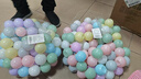 BG-BABYGO彩色海洋球儿童波波球室内弹力玩具球加厚安全无味100个马卡龙色 实拍图