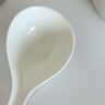 斯凯绨（Sky Top）大号汤勺陶瓷饭勺子餐勺骨瓷家用酒店餐具纯白亨利大调羹1件装 实拍图