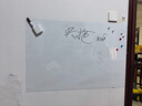 得力90*60cm可移除软白板 儿童家用胶墙贴 铁性自粘贴可擦写画板 涂鸦墙纸 涂鸦画画黑板贴磁性可吸附 实拍图
