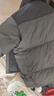 鸭鸭【高充绒203g】羽绒服男短款加厚冬季新款极寒保暖面包服撞色外套 灰色 L (175) 实拍图