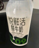 悦鲜活鲜牛奶 原生高钙鲜奶 450ml*3瓶 低温奶巴氏杀菌乳 实拍图