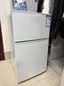 新飞（Frestec）小冰箱 冰箱小型双开门 迷你双门家用宿舍租房冷藏冷冻电冰箱节能省电 48L白【一级能效+租房神器】升级款 实拍图