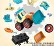 TaTanice儿童拆装玩具工程车挖掘机拼装模型拧螺丝积木男女孩生日新年礼物 实拍图