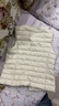 鸭鸭（YAYA）马甲女轻薄羽绒服秋冬坎肩修身保暖背心马夹女百搭内穿上衣女装K 米白色 M 实拍图