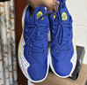 UNDER ARMOUR库里CURRY 11男女情侣运动篮球鞋3027416 蓝黄色100 3026615-100 43 实拍图