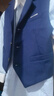 罗蒙儿童西装男童礼服花童马甲套装主持人婚礼钢琴毕业表演 藏青 130 实拍图