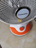 长虹（CHANGHONG）取暖器小太阳电暖器取暖电器电热扇电暖炉烤火炉快热炉取暖神器 白橙小款【直径280mm】 1 实拍图