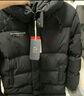 京东京造【高充绒312G】90绒羽绒服男冬季男女长款加厚保暖外套 灰色 L 实拍图