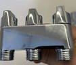 潜水艇（Submarine）一进三出角阀 厨房分水阀黄铜四通阀门 马桶喷水枪洗衣机水龙头京 一进三出四分角阀-独立开关 实拍图