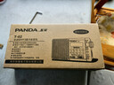 熊猫（PANDA）T-02 全波段收音机老人插卡TF卡便携老式可充电广播车载备用半导体 黑色 实拍图