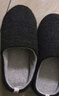 内泊（NEIBO）【超舒服】乳胶棉拖鞋男冬季女室内家居大码防滑防臭保暖羊毛茶44 实拍图