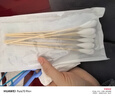 海氏海诺大头医用无菌棉签20cm*200支消毒棉签棒大伤口妇科阴道清洁加长 实拍图