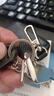 徕本钛合金钥匙圈钥匙扣环快挂挂扣汽车扁圈平圆圈钥匙圈环配件 实拍图
