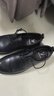 意尔康男鞋圆头商务正装鞋春秋单鞋系带皮鞋德比婚鞋 53449W 黑色 43 实拍图