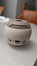 索爱（soaiy）S35Ultra小度智能蓝牙音箱白噪音自然情景音响AI语音控制迷你便携儿童早教老人陪伴礼物 油彩白 实拍图
