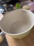 苏泊尔（SUPOR）汤锅不粘锅炖锅陶瓷家用奶锅加厚煲汤煎炒蒸锅煮粥电磁炉燃气通用 【健康陶瓷覆层】汤锅+蒸格 22cm 实拍图